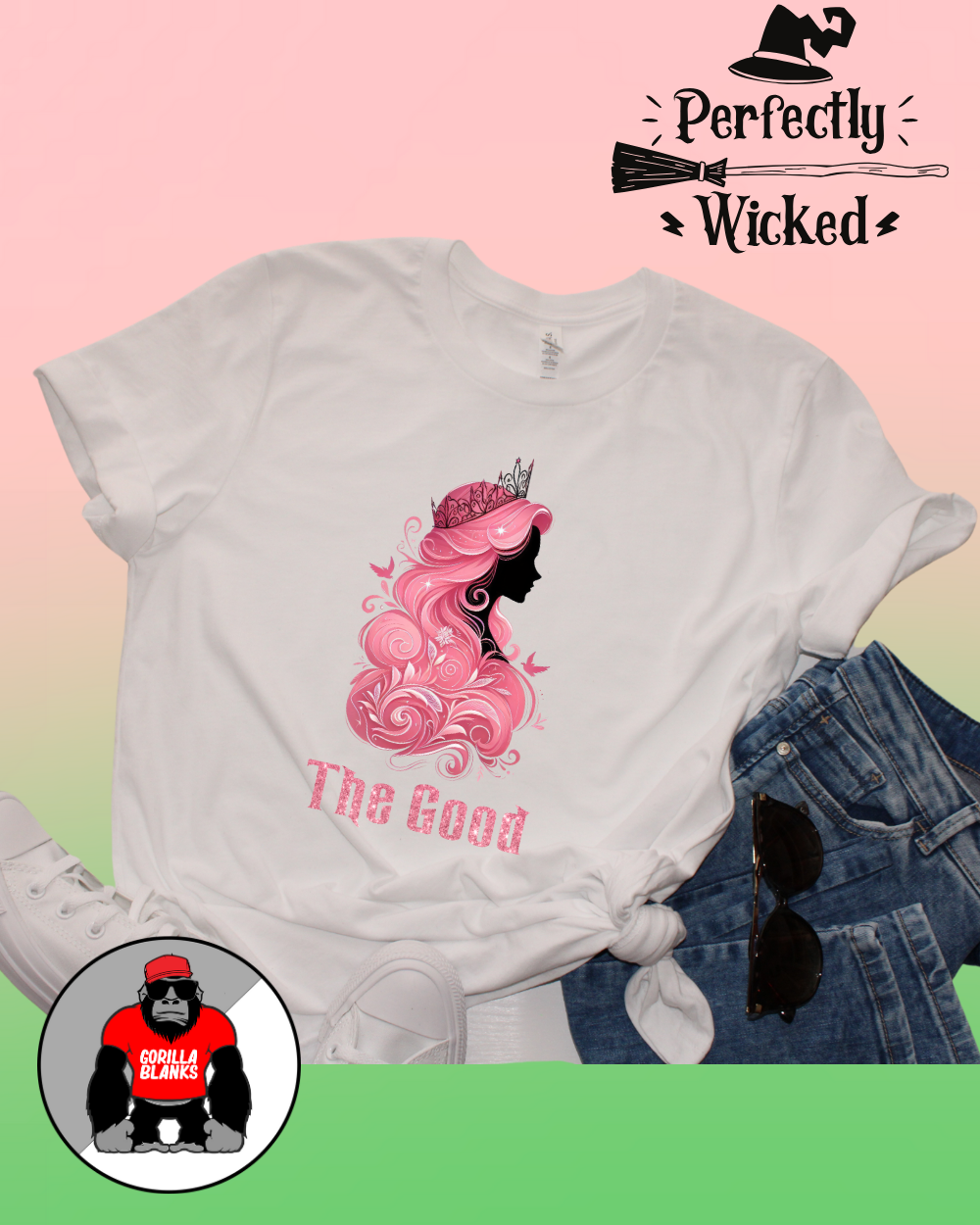 Ready to Press Transfer- Movies-Wicked - The Good- Pink Witch