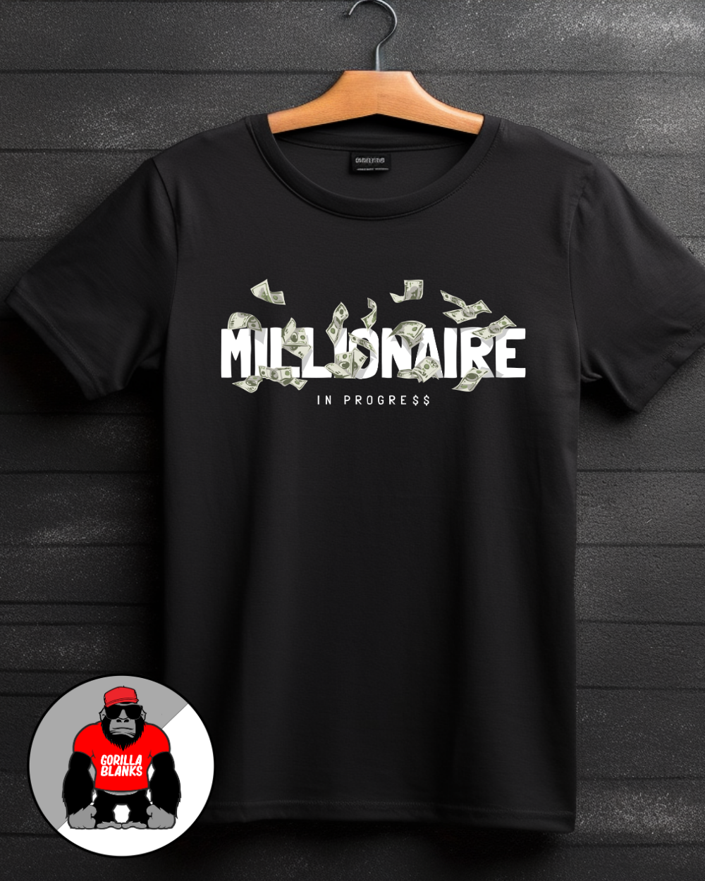 Ready to Press Transfer-Streetwear-Millionaire in Progress