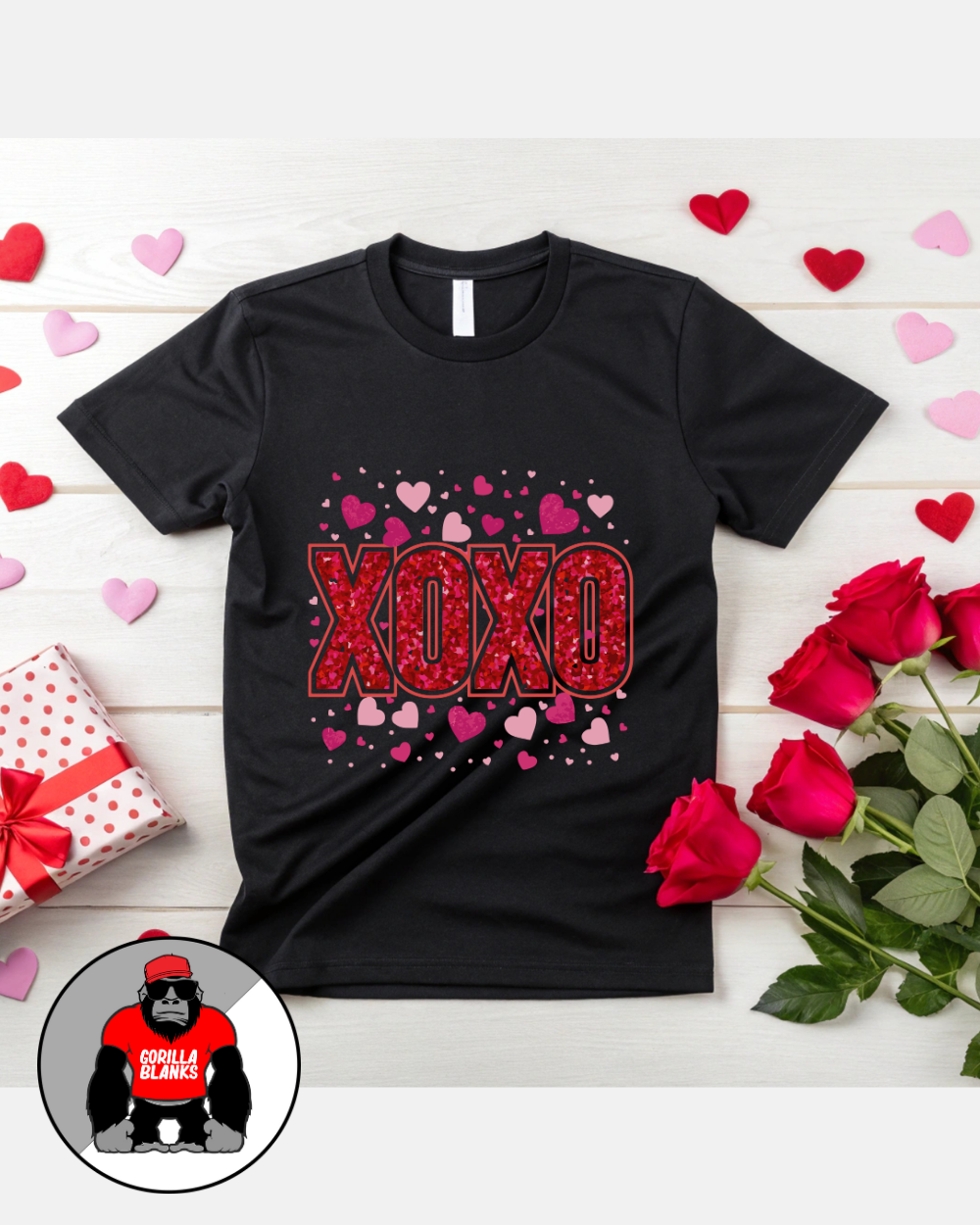Ready to Press Transfer-Valentines-XOXO Hearts