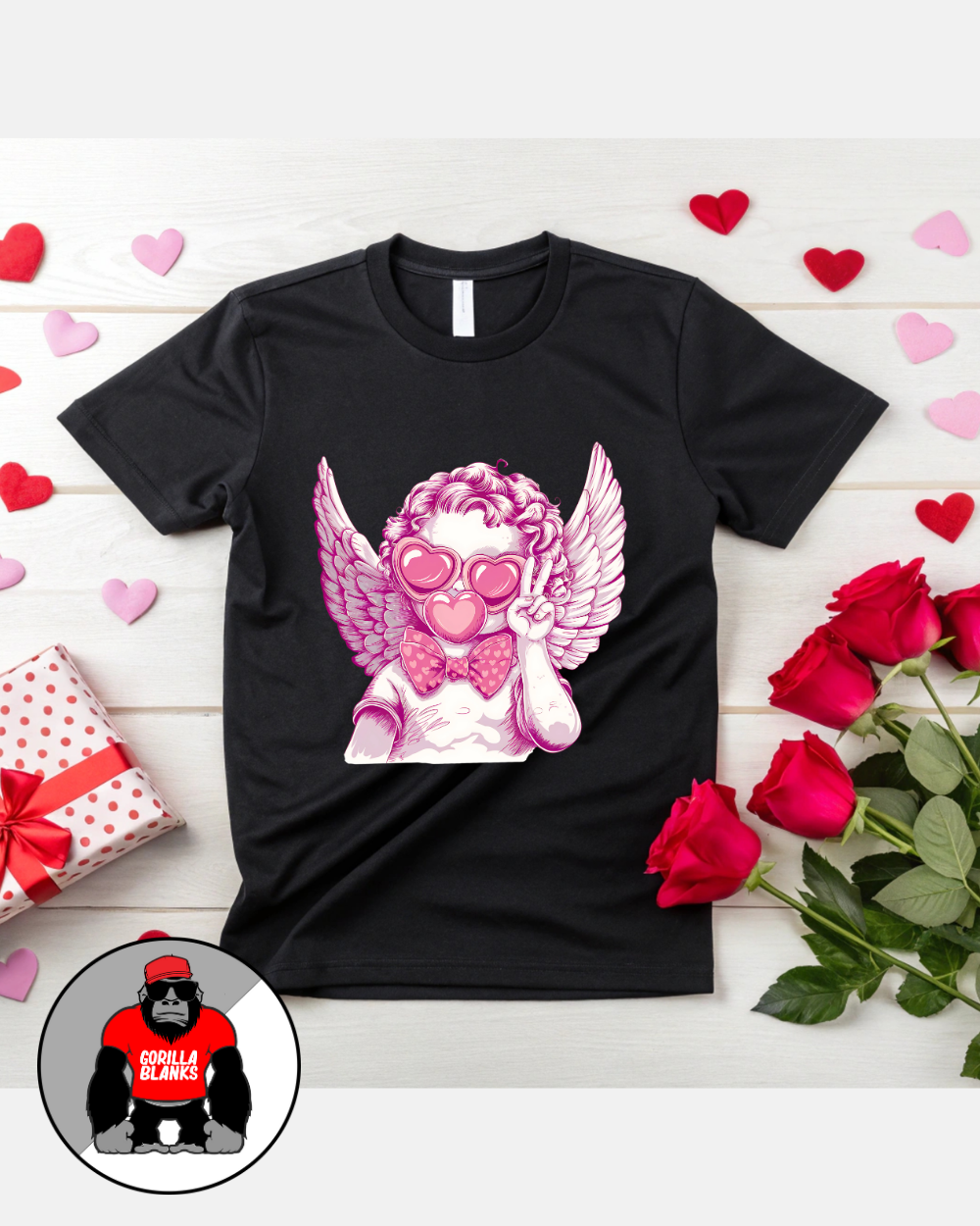 Ready to Press Transfer-Valentines-Peace Cupid