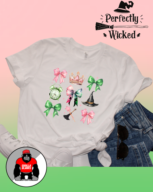 Ready to Press Transfer- Movies-Wicked -Coquette Bows